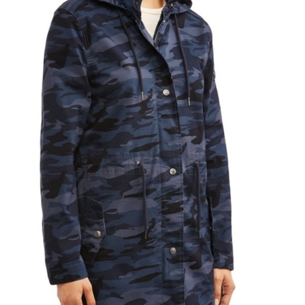 New Eye Patch Hooded Utility Jacket - image 2